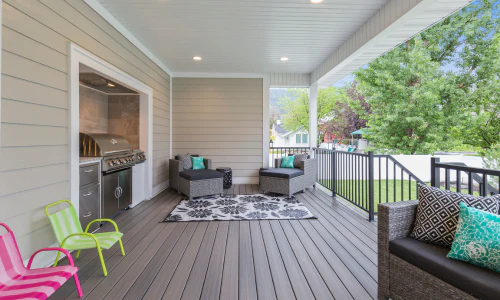 Finished deck build in Baton Rouge